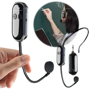 2.4G Wireless 2-in-1 Headset Microphone