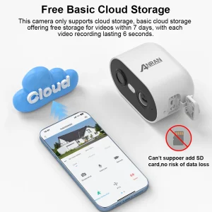 ANRAN 2K Wireless Battery Security Camera